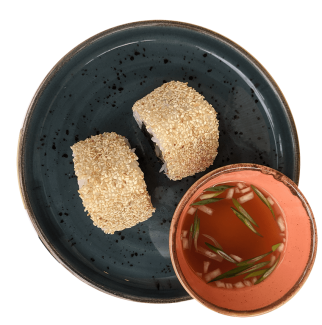 Dania wegetariańskie - onigiri miso